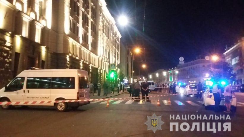 Стрілянина у центрі Харкова: загинув поліцейський, поранено охоронця міськради