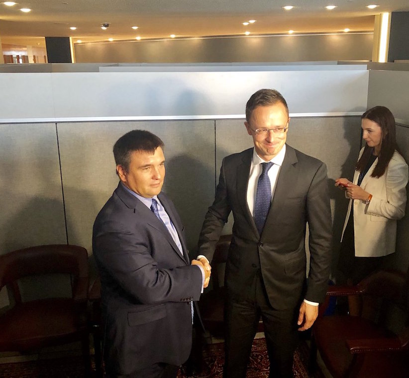 Міністри закордонних справ України і Угорщини проводять зустріч у Нью-Йорку
