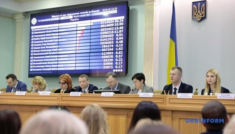 ЦВК оголосила офіційні результати першого туру виборів президента