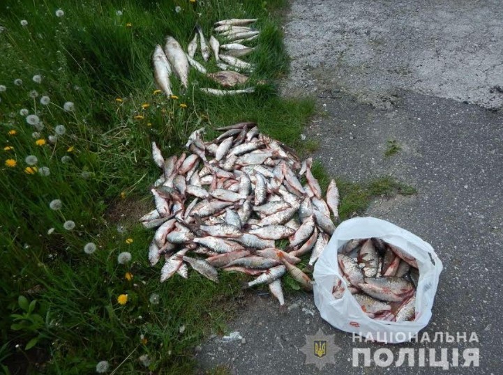 На Буковині поліціянти виявили двох рибалок-браконьєрів