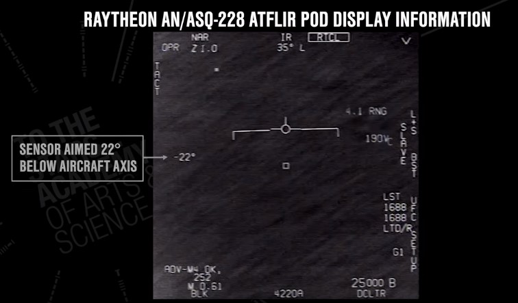 У США підтвердили справжність відео з НЛО, який перехопив винищувач