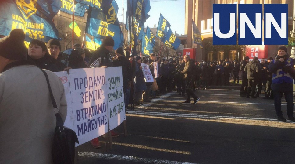 Протести у столиці: аграрії та Нацкорпус перекрили Хрещатик