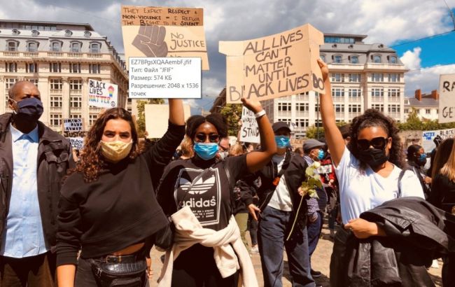 У Бельгії під час антирасистських протестів сталися сутички з поліцією