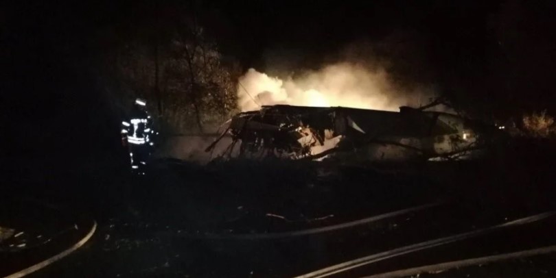 На Харківщині впав військовий літак: знайдено тіла 22 загиблих