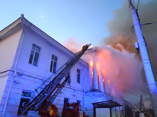 У Полтаві сталася пожежа в кінотеатрі – ДСНС