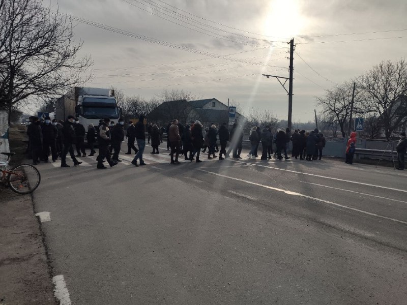 “Тарифні протести”: в Оршівцях знову перекрили трасу національного значення