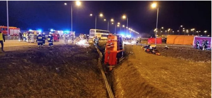 МЗС назвало попередню причину аварії автобуса в Польщі