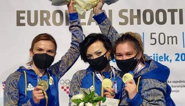 Україна виборола «золото» у командній стрільбі на чемпіонаті Європи