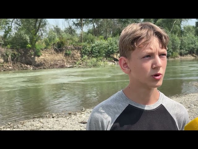 Думав, що помре. 14-річний Валентин, який тонув на річці Прут, висловив подяку своїм рятувальникам