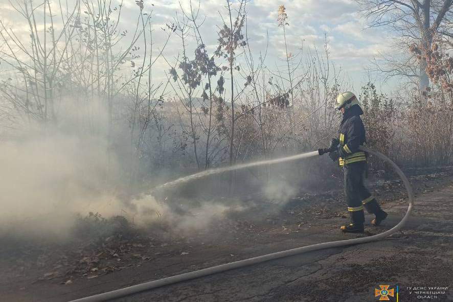 На вихідних палили суху траву: за 2 дні рятувальники по всій Буковині погасили 13 пожеж