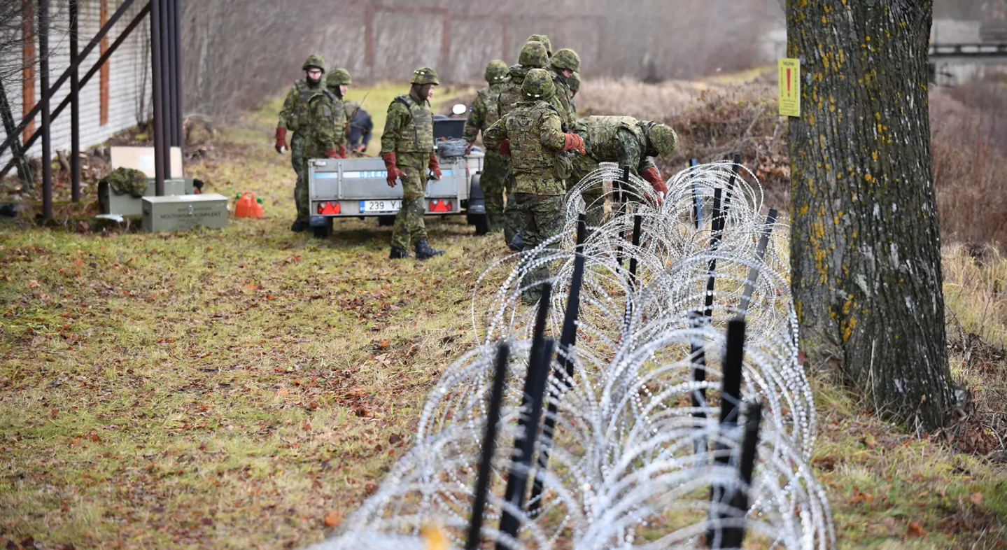В Естонії військові почали будувати огорожу на кордоні з РФ