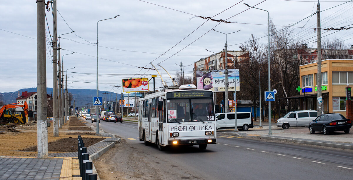 З 25 грудня тролейбус №5 їхатиме за звичним маршрутом