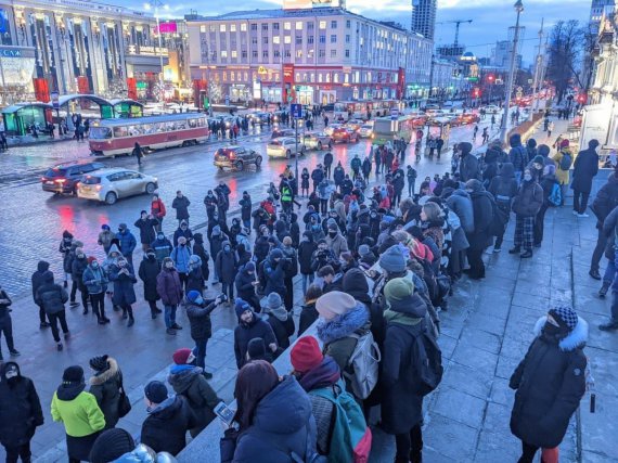 У Москві затримали вже 600 учасників акції проти війни в Україні