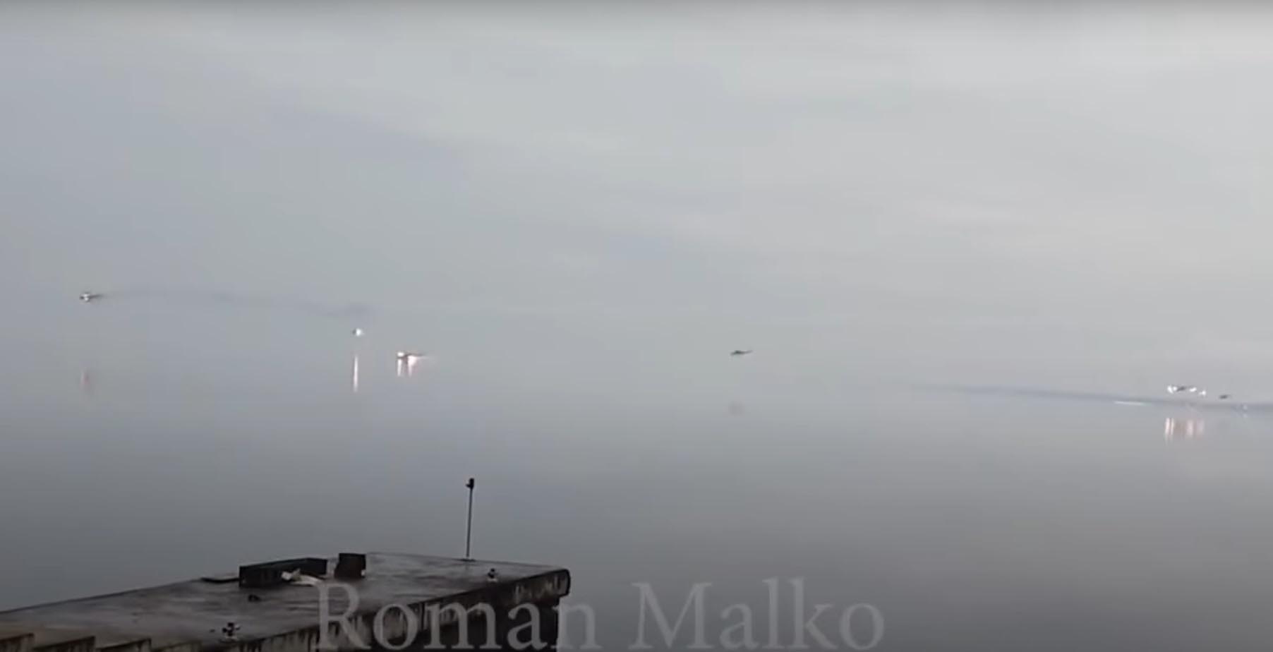 Українські захисники збили два ворожі гелікоптери під Києвом: відео моменту