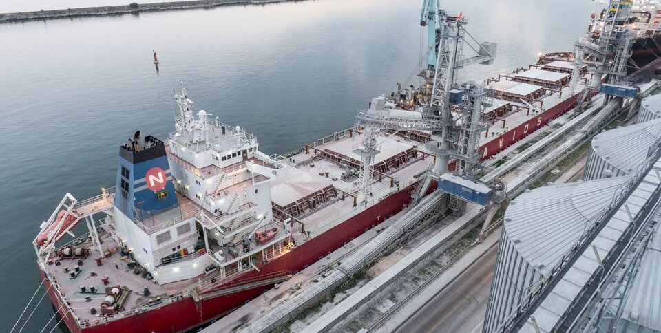 Перше судно з українським зерном завантажили для експорту в порту Румунії