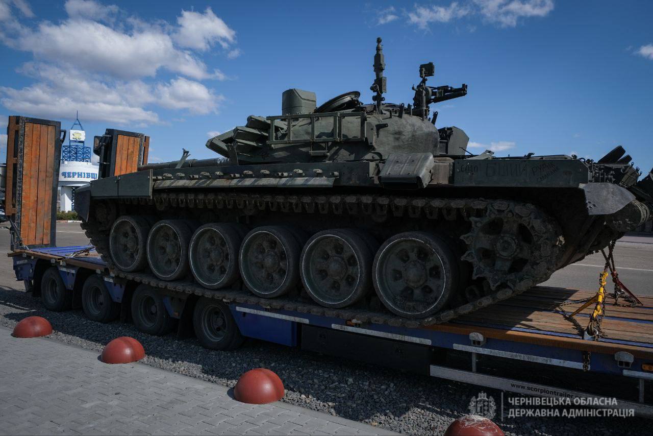 Буковинські бійці 107 бригади територіальної оборони здобули трофей – танк російських окупантів