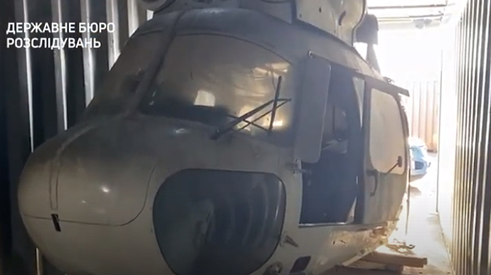 ДБР виявило гелікоптер Мі-2 на Одеській митниці
