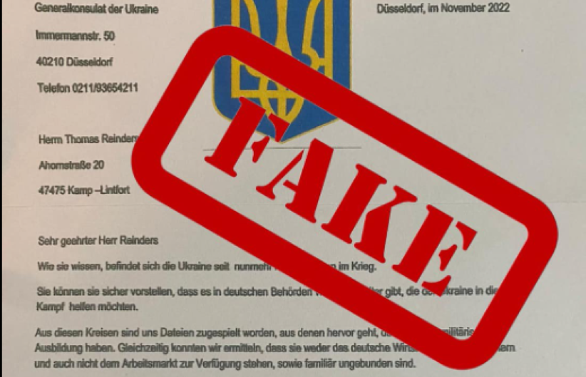 Пропозиція воювати в Україні: у Німеччині надсилають фейкові листи від генконсульства