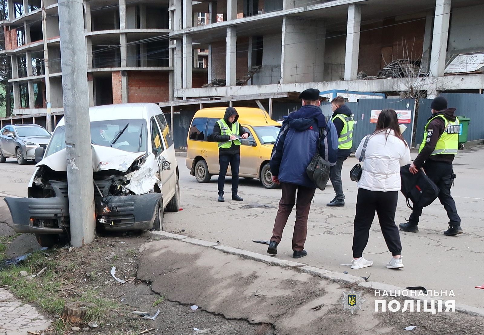 За фактом ДТП у Чернівцях на вулиці Героїв Майдану поліціянти розпочали кримінальне провадження