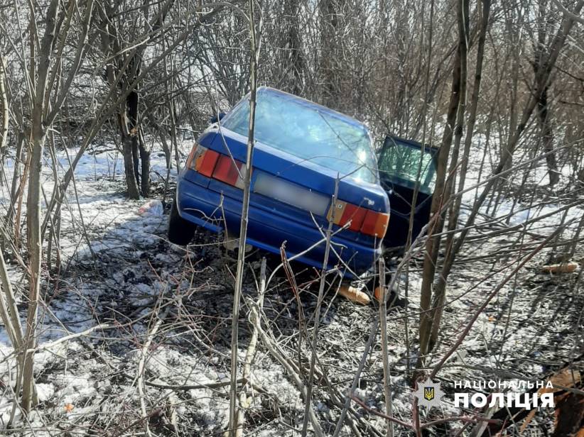 Автівка з’їхала в кювет: на Буковині у ДТП постраждали 2 людей