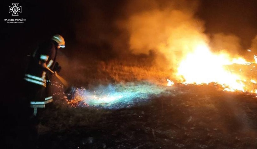 Пожежі на Буковині: рятувальники ліквідували загорання сухої трави та займання в житлових будинках