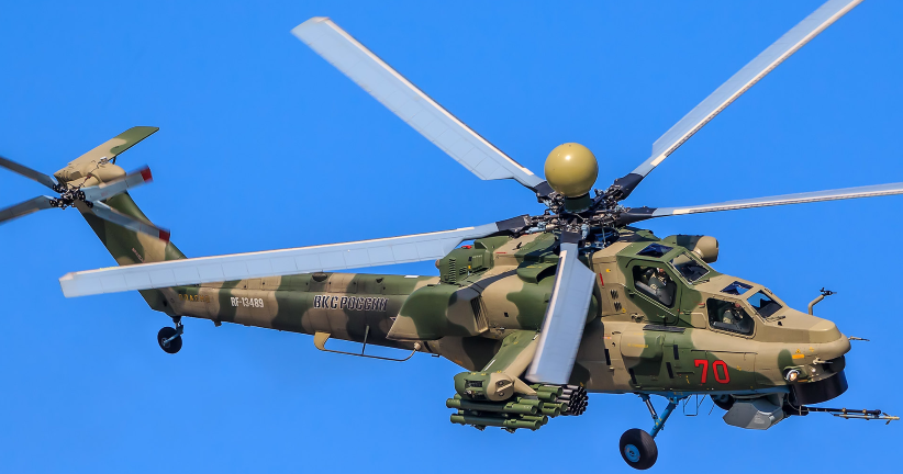 У Криму розбився російський ударний гелікоптер, обидва пілоти загинули