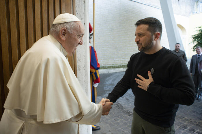 Володимир Зеленський зустрівся з Папою Франциском у Ватикані