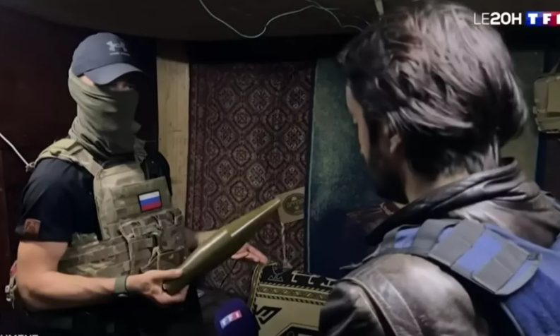 Французький телеканал зняв сюжет з російських позицій на окупованих територіях