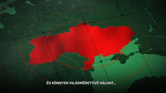 Проросійський угорський уряд опублікував ролик про мир в Україні з Кримом у складі рф