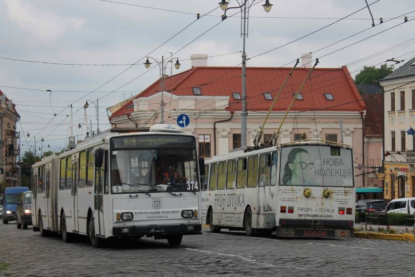 23 серпня у Чернівцях тролейбуси №5 та 8 тимчасово змінять кінцеву зупинку