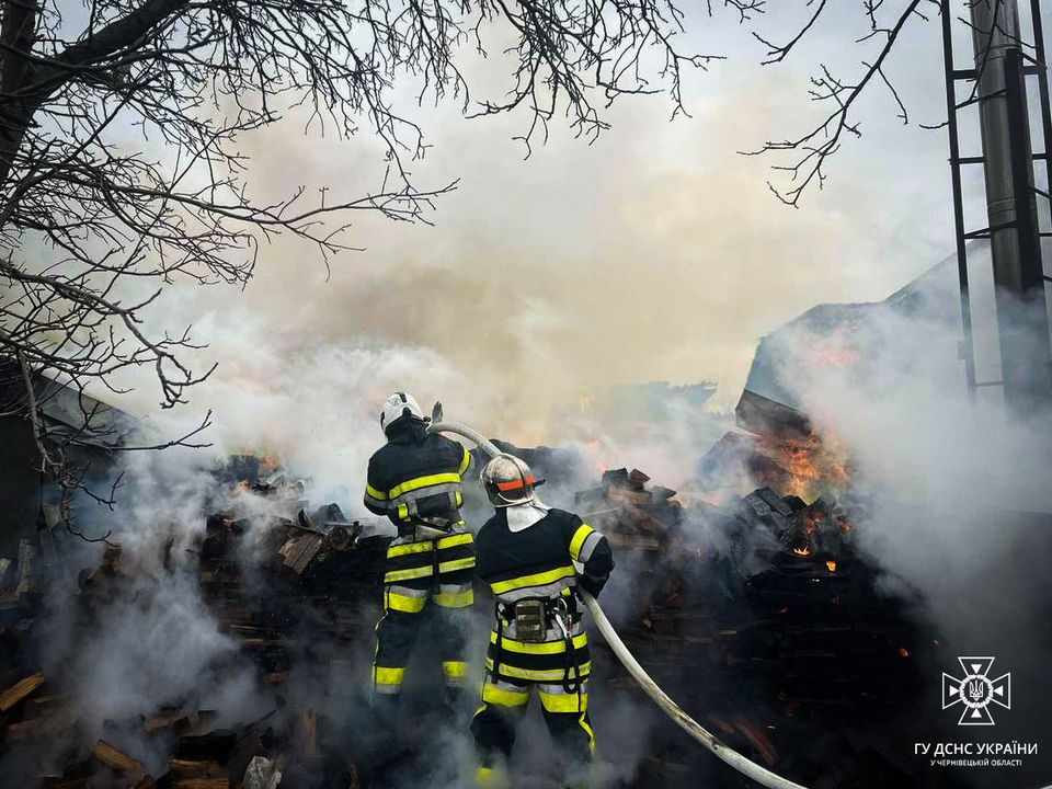 За минулу добу на території Чернівецької області виникли 5 пожеж