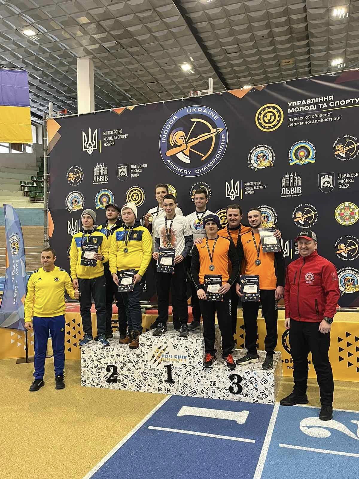 Чернівецькі лучники здобули нагороди на Чемпіонаті України серед дорослих та юніорів у приміщенні