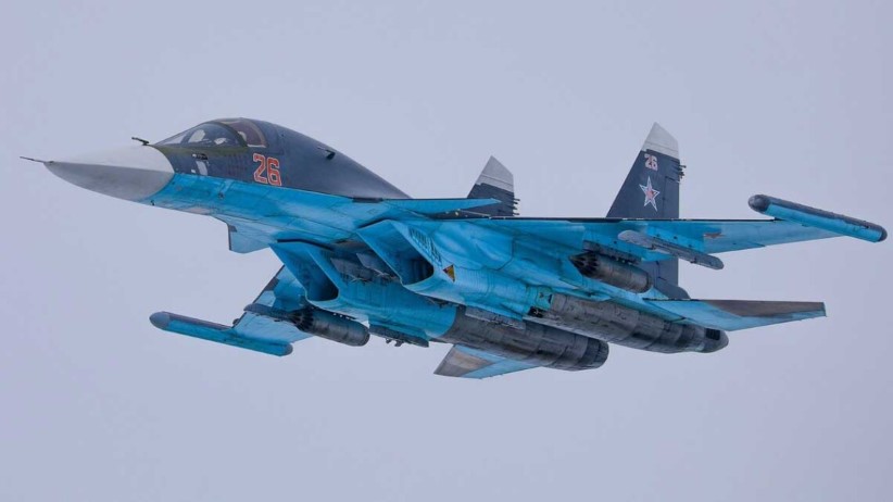 Українські військові знищили російський бомбардувальник Су-34