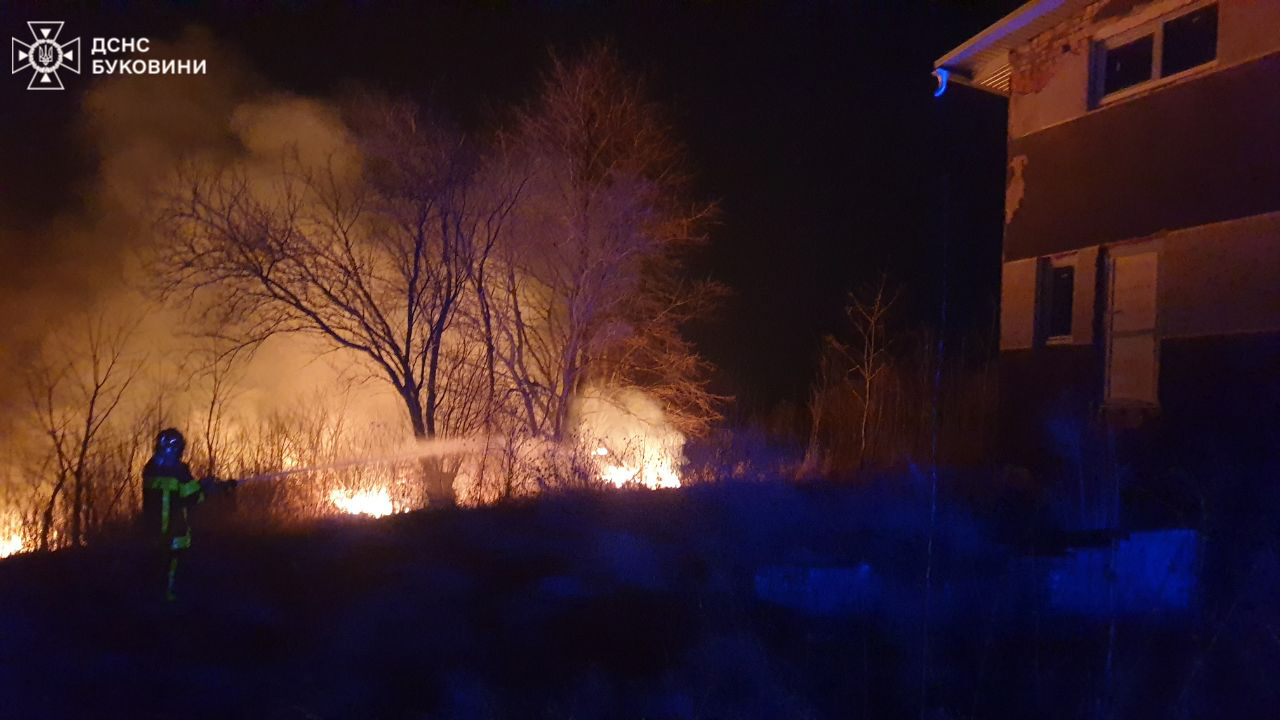 За минулу добу на Буковині ліквідували 21 пожежу