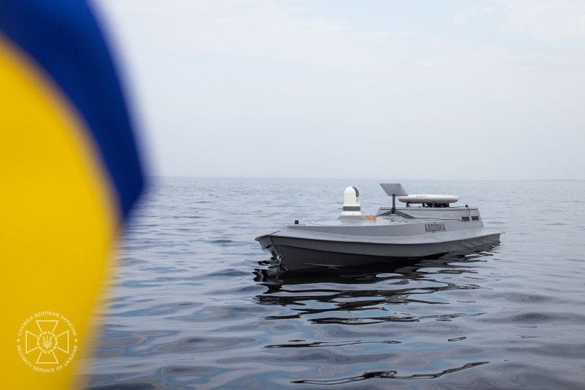 СБУ показала тестування нового дрона класу “Sea Baby”