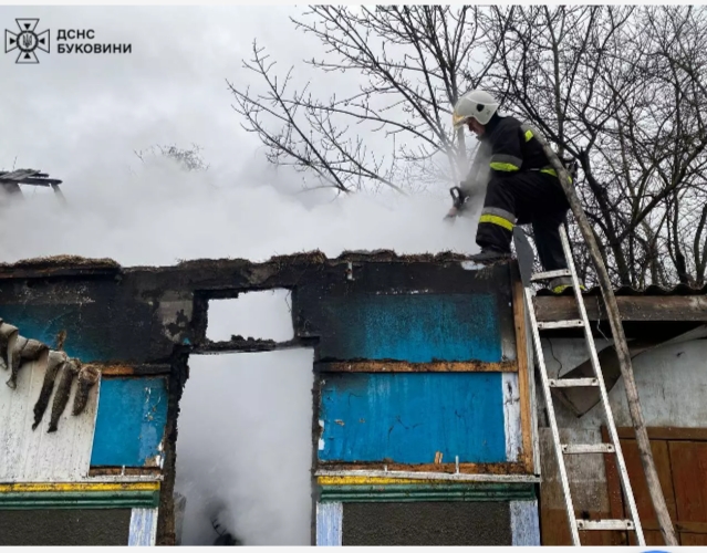 У Чернівецькій області вогнеборці ліквідували дві пожежі