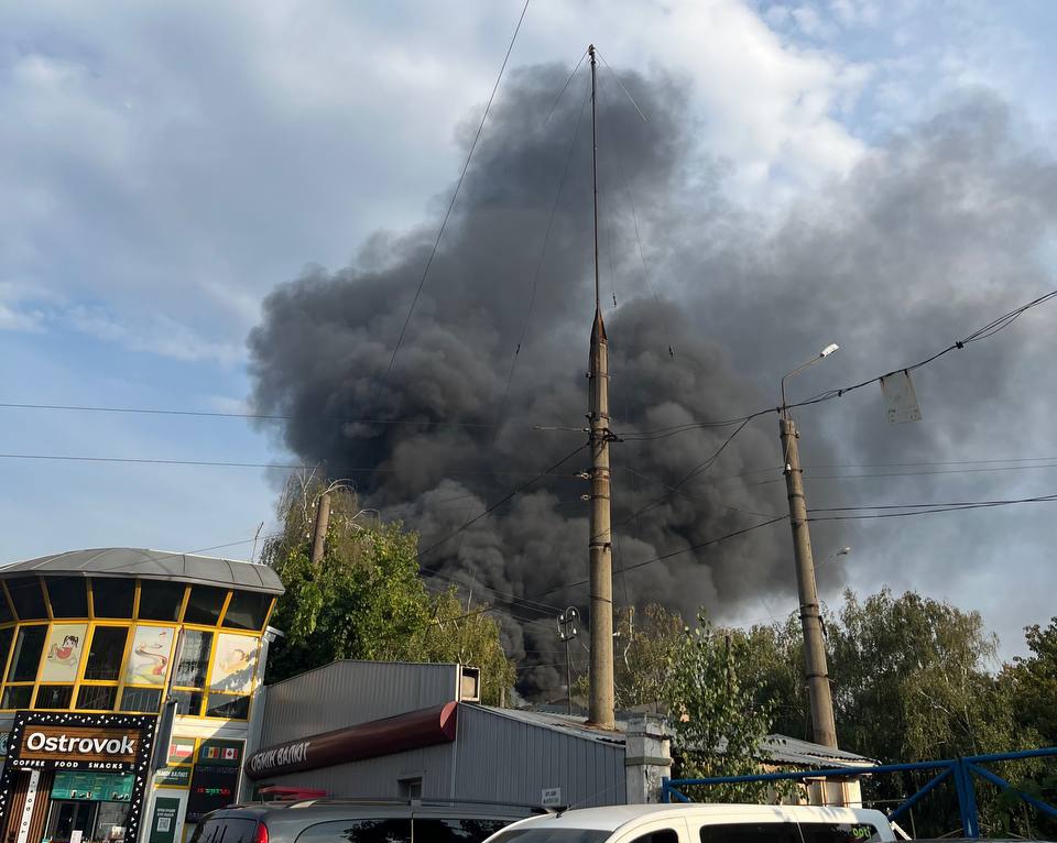 У Чернівцях на проспекті Незалежності трапилась пожежа