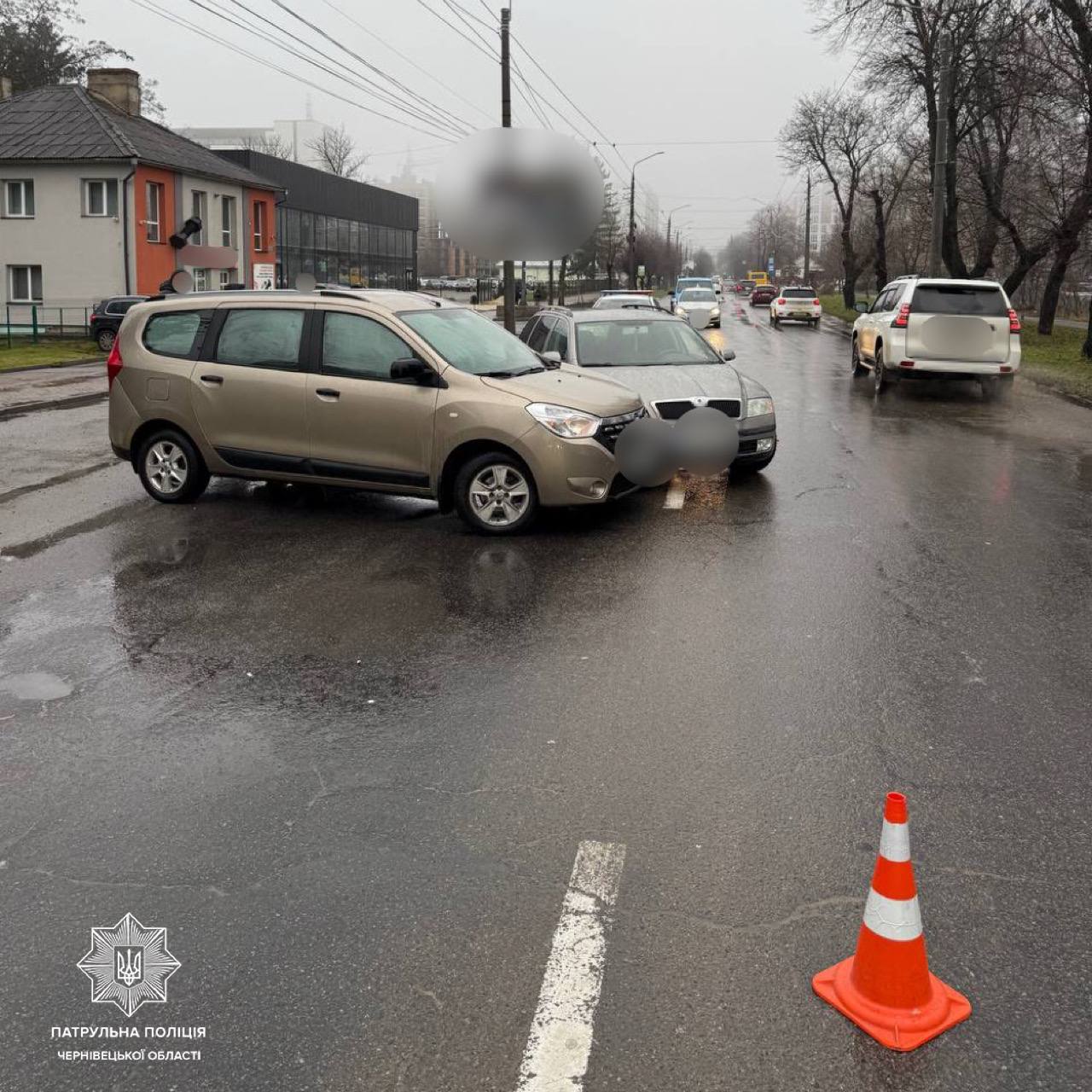 У Чернівцях на вулиці Руській трапилась ДТП: є ускладнення у русі