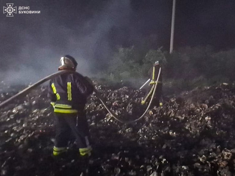 На Буковині ліквідовано дві пожежі на відкритій території