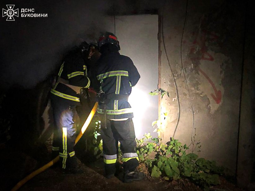У Чернівцях вогнеборці ліквідували пожежу в покинутій будівлі
