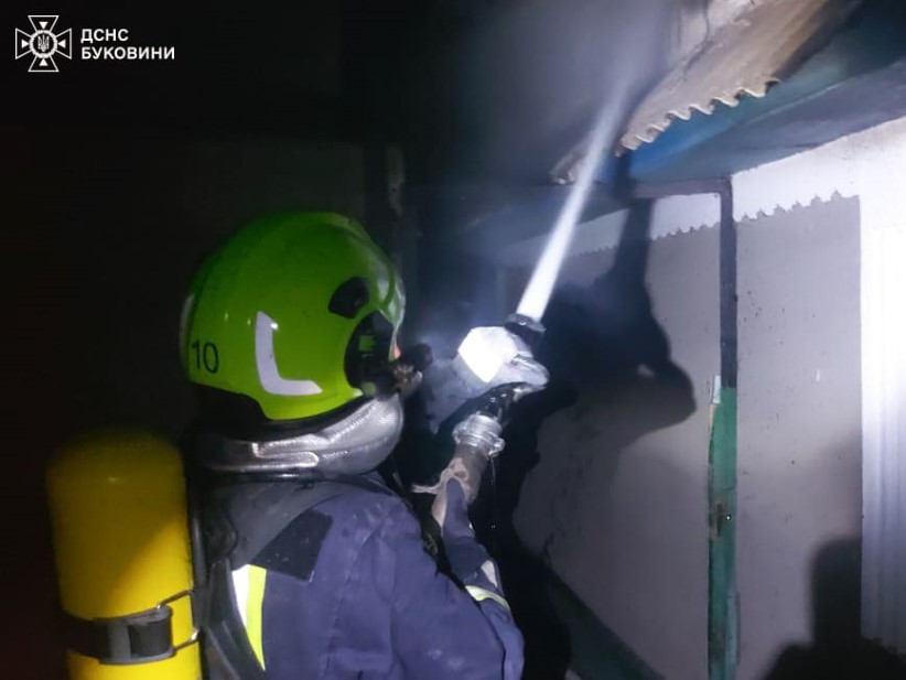 У Чернівецькій області за добу зареєстровано чотири пожежі