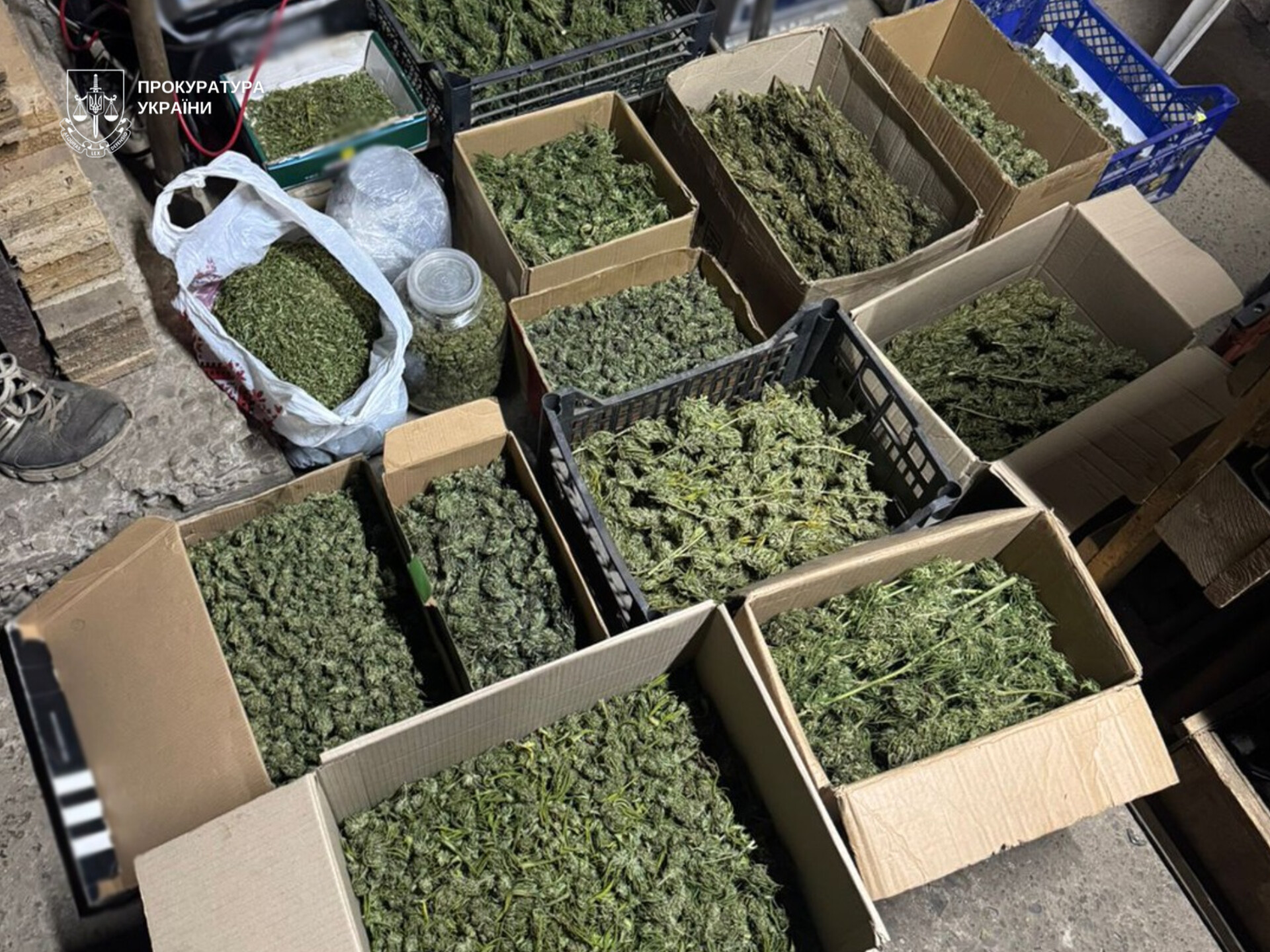 На Буковині правоохоронці викрили чоловіка, який зберігав майже 5 кг канабісу для збуту