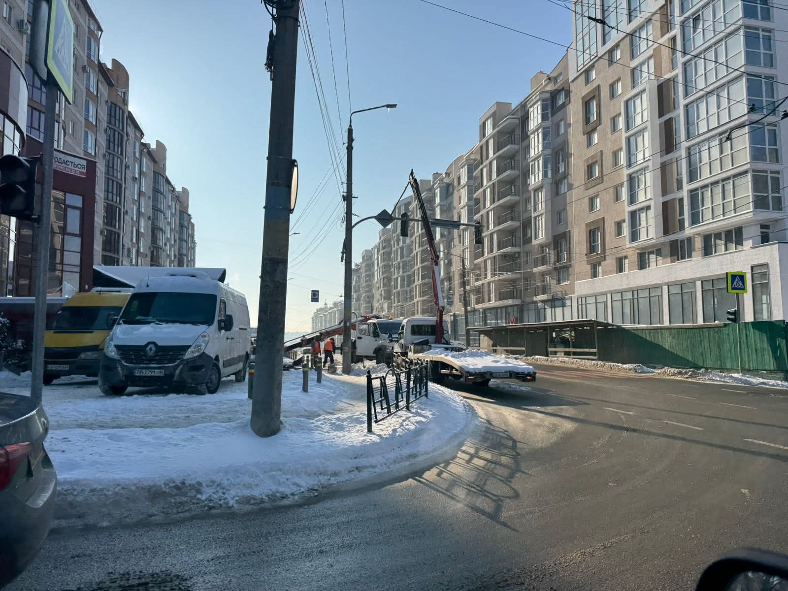 На перехресті Героїв Майдану та Щербанюка тимчасово не працюють світлофори