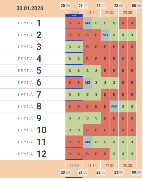 Чернівціобленерго оновило графік заживлення побутових споживачів електроенергії на 30 січня