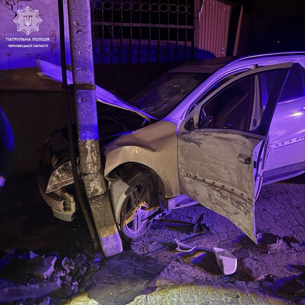 У Чернівцях водій з ознаками сп’яніння скоїв ДТП: на нього склали адмінпротоколи