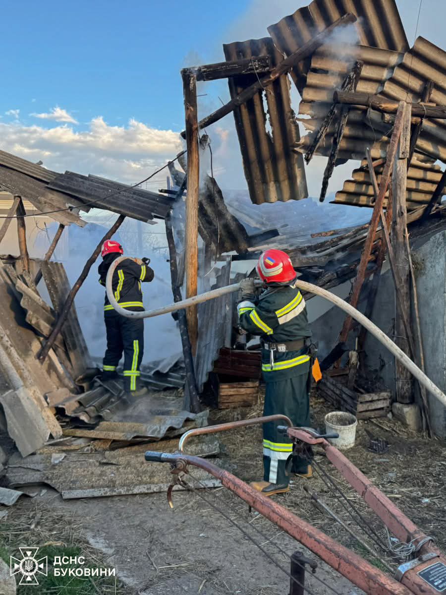 За добу на Буковині ліквідували 7 пожеж: загинула одна людина