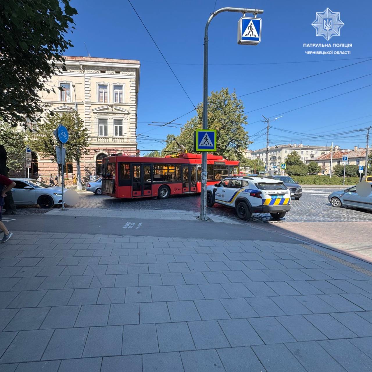 У Чернівцях на перехресті вул. Героїв Майдану та Кафедральної сталася ДТП